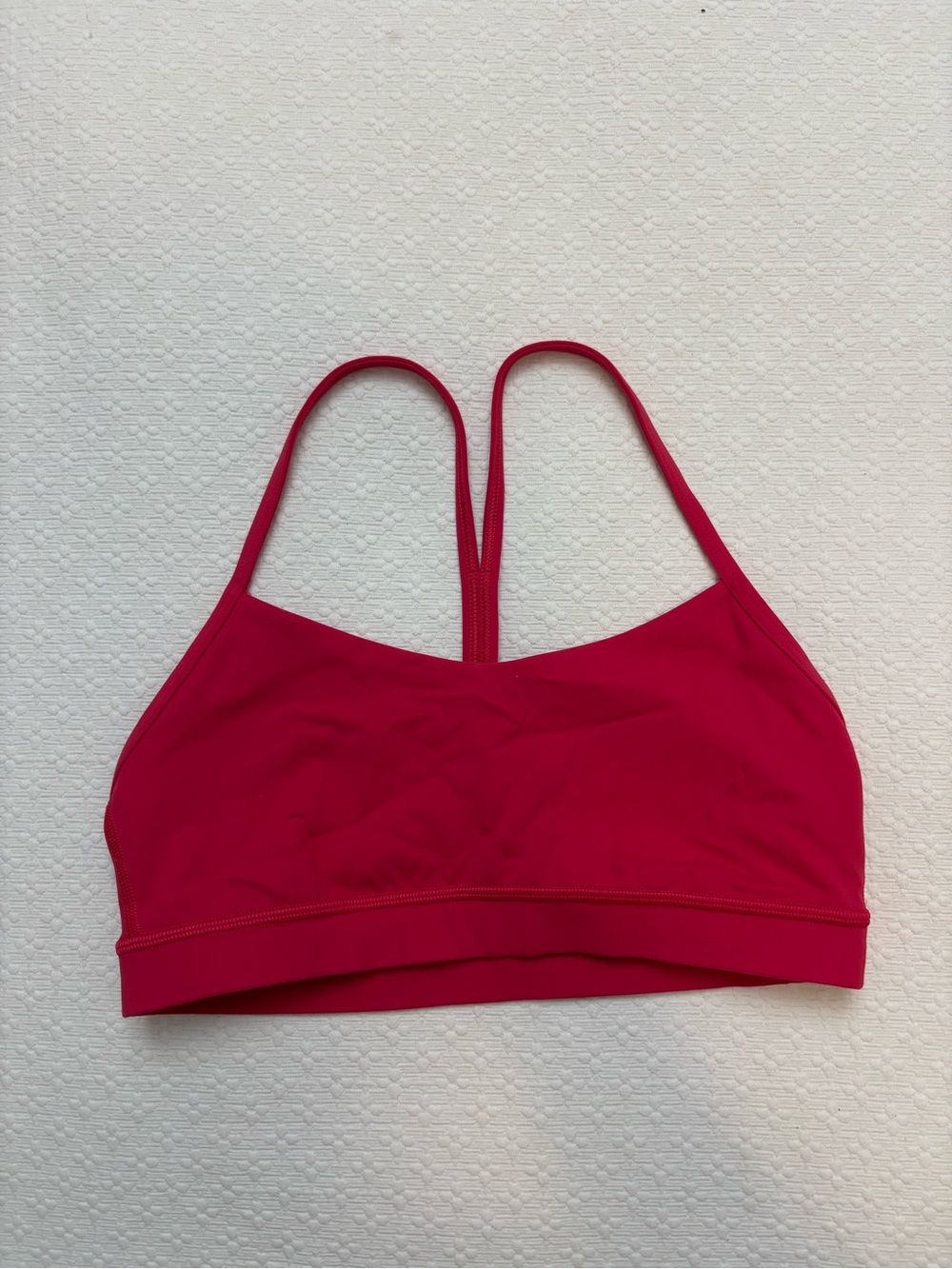 Lululemon Women's Hot Pink Strappy Sports Bralette